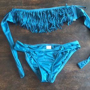 Lspace fringe bikini S M